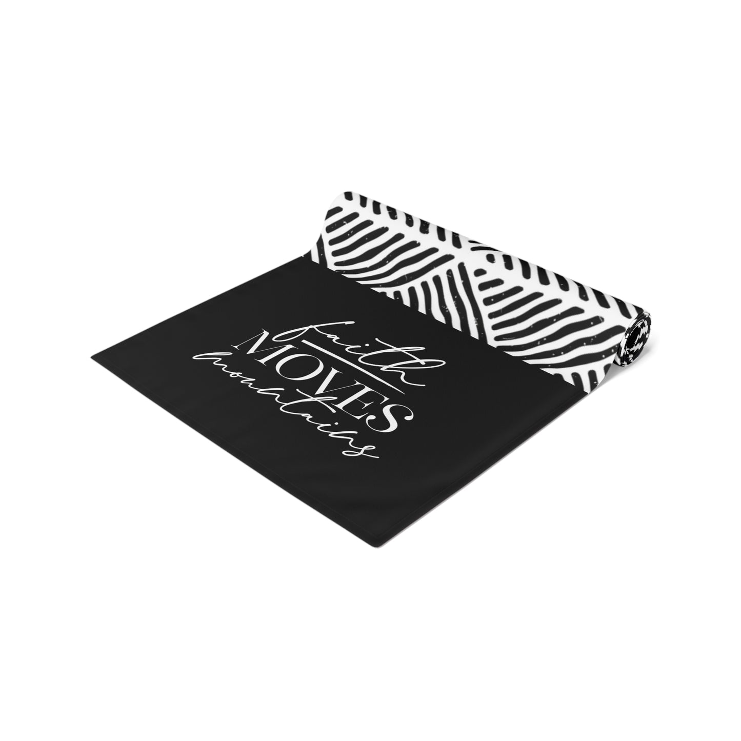 Koya "Faith Moves Mountains" Tablerunner