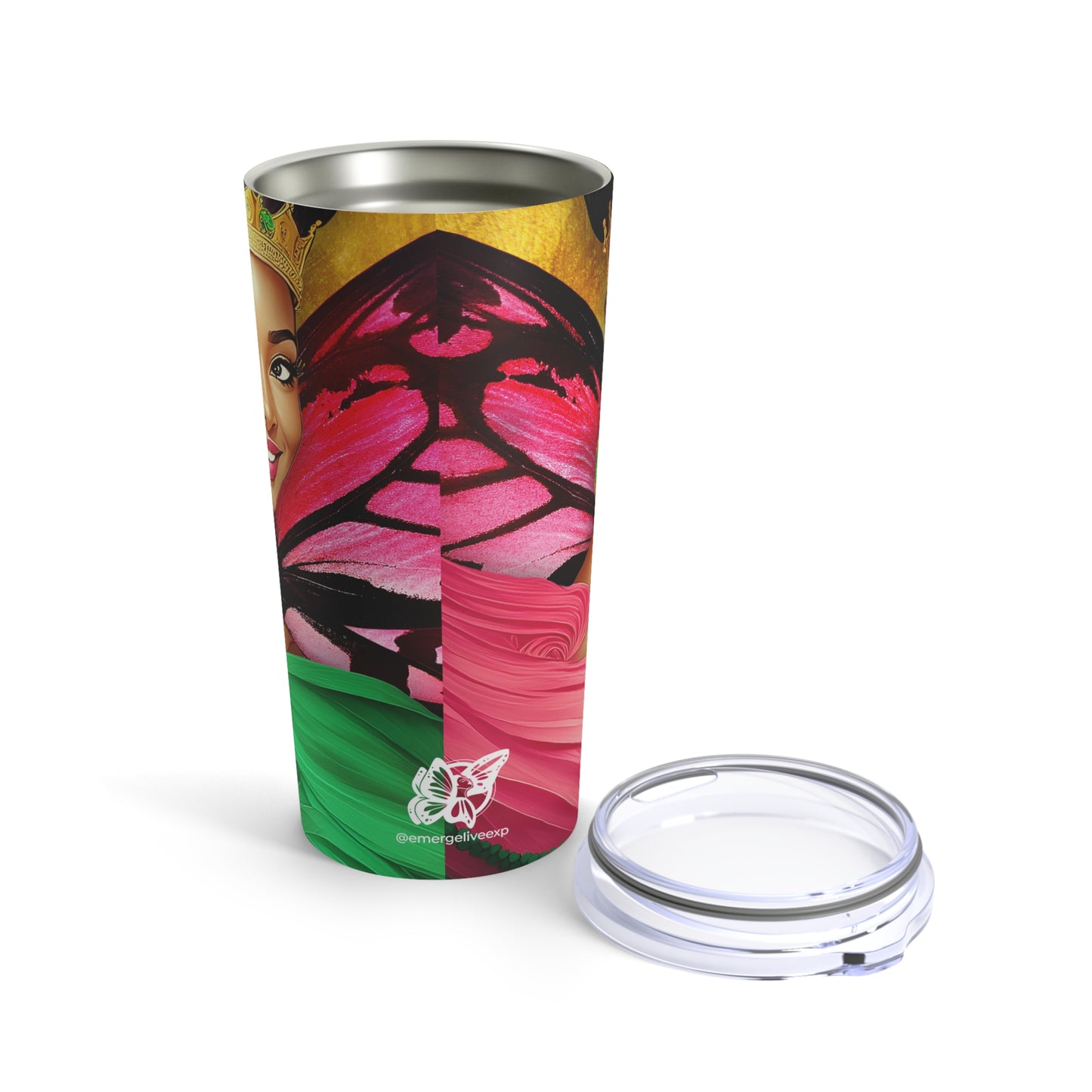 Black Butterfly Queen AKA-Inspired Tumbler 20oz