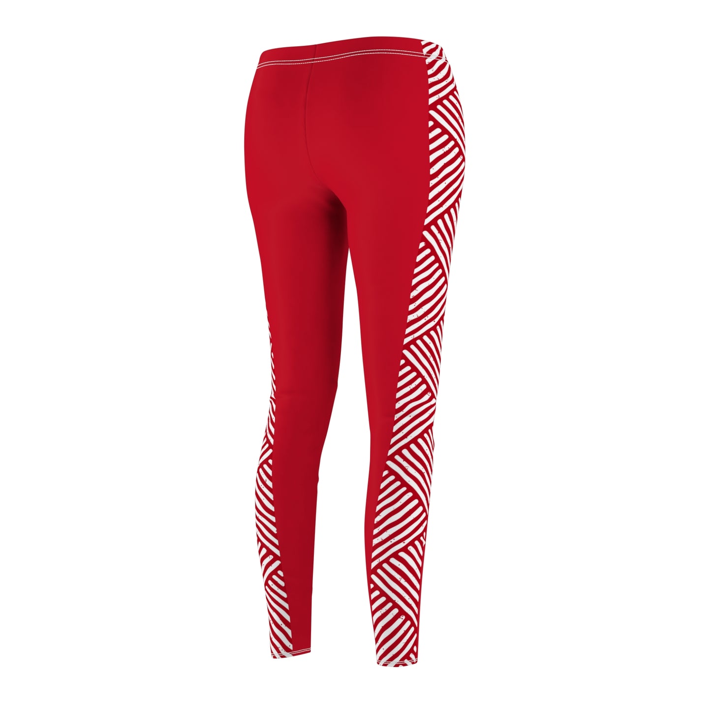 Koya Stripe Leggings (red)