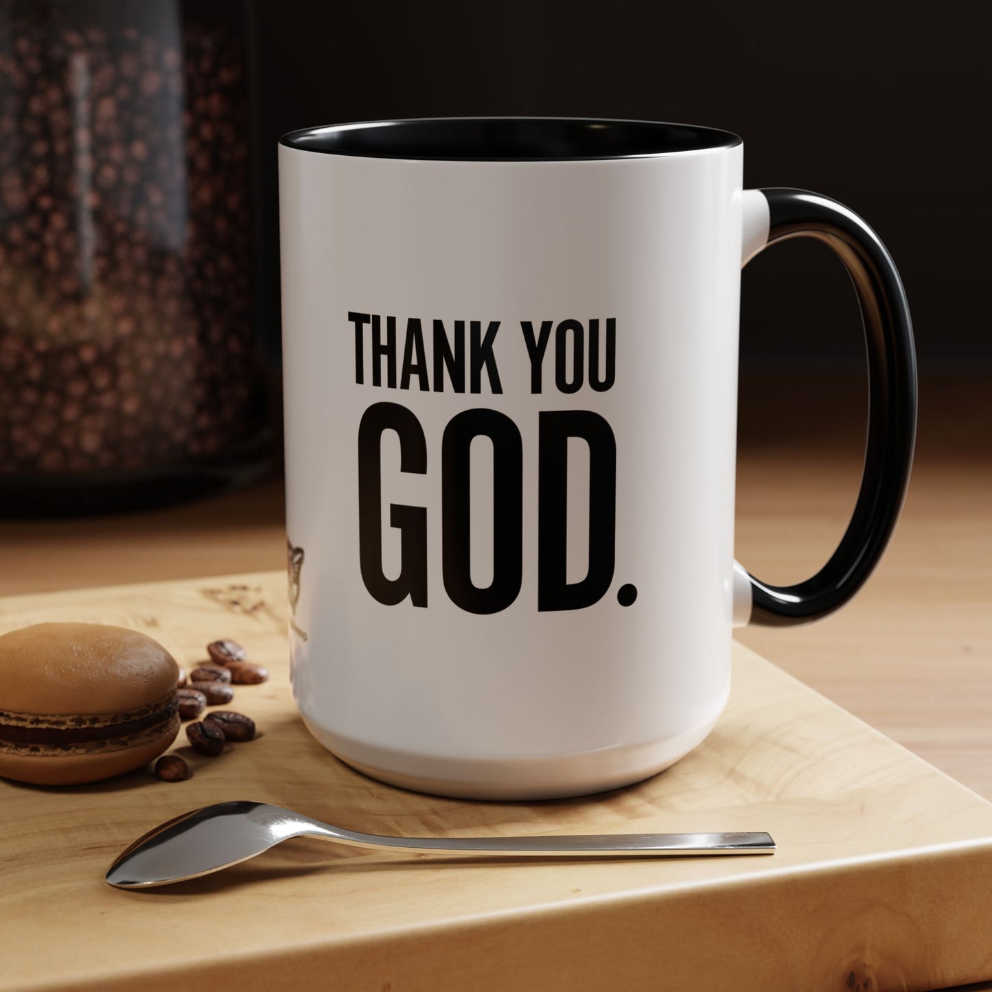 Thank You God. Accent Mug, 15oz