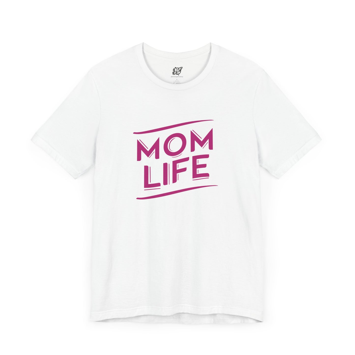 Mom Life Text Only Tee