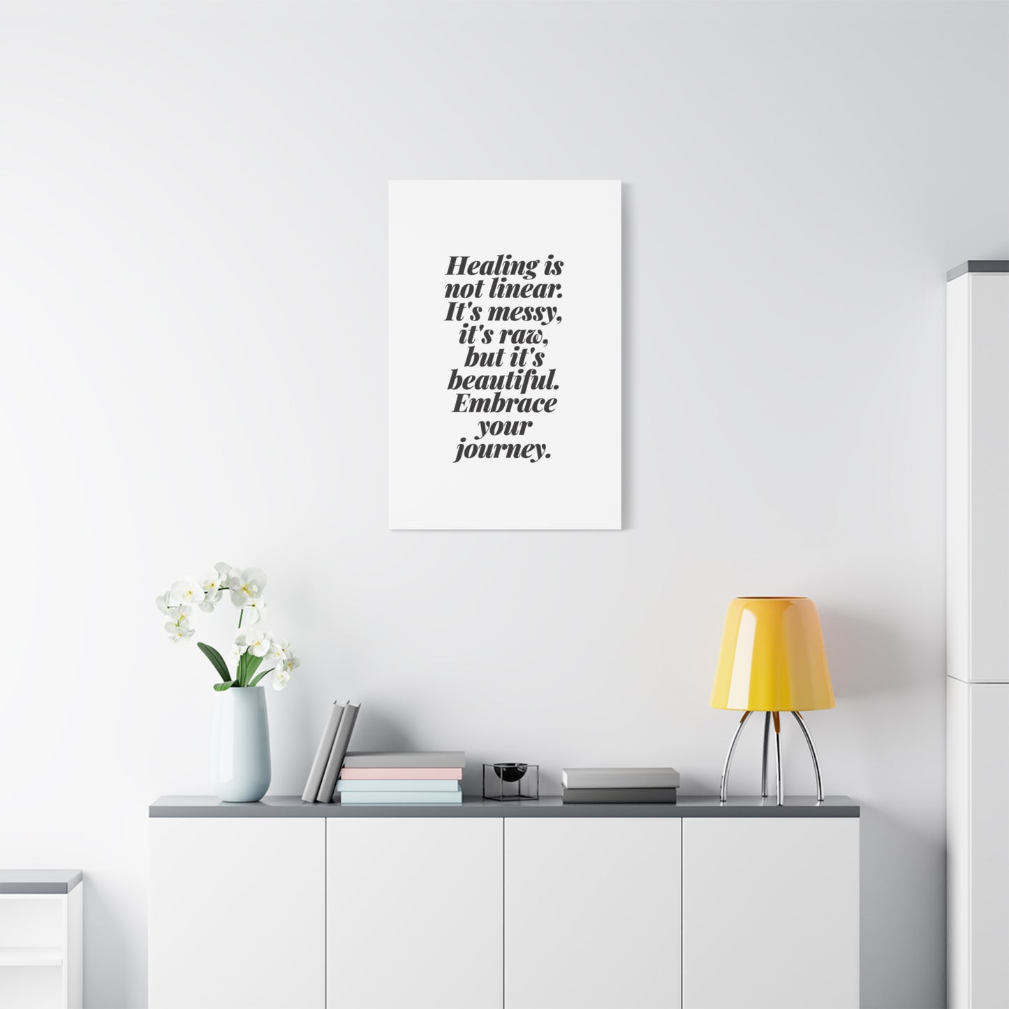 A Beautiful Mess Canvas Wall Art (text)