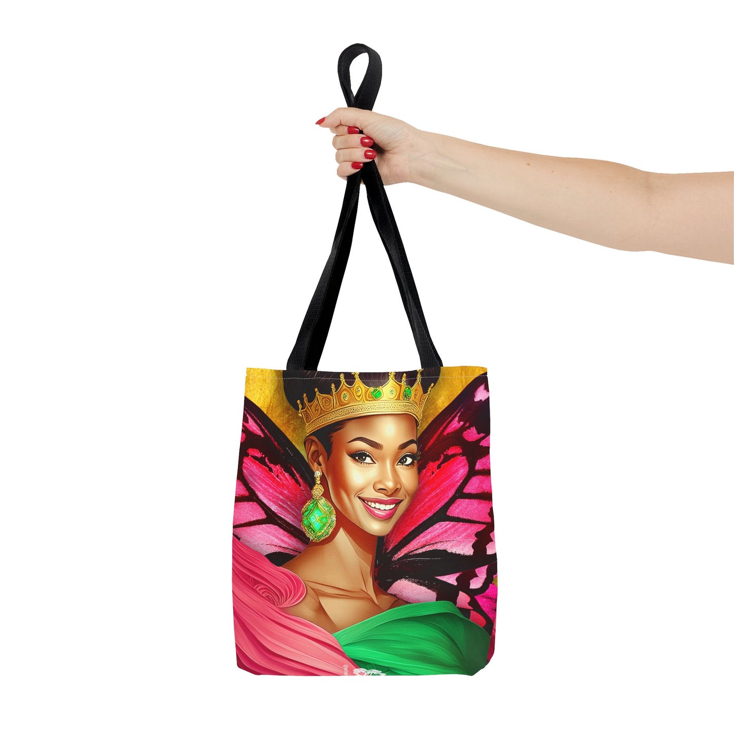 Black Butterfly AKA-Inspired Queen Tote Bag