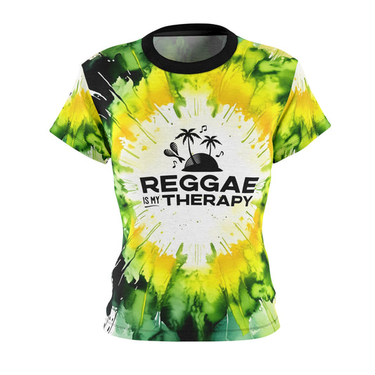 Reggae is My Therapy Custom Tie Dye Shirt