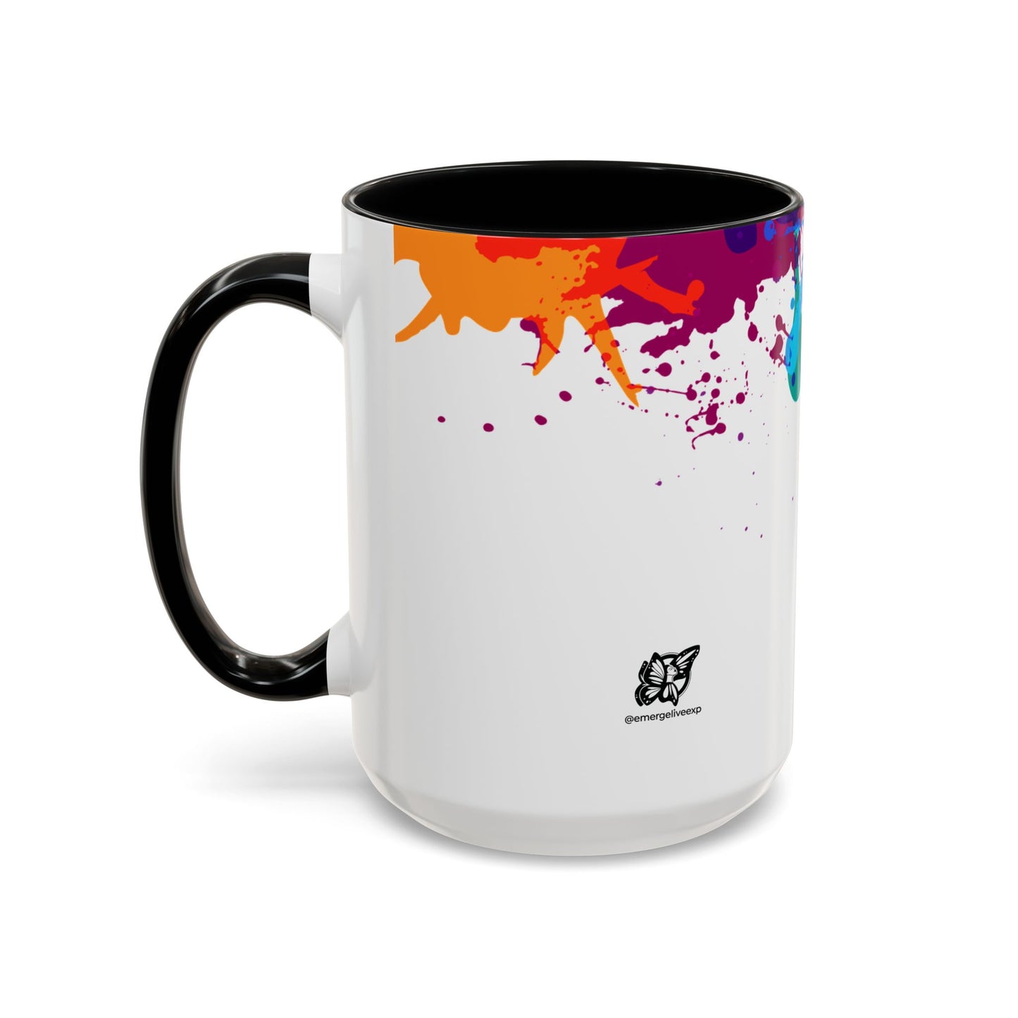 Art is My Therapy Accent Mug