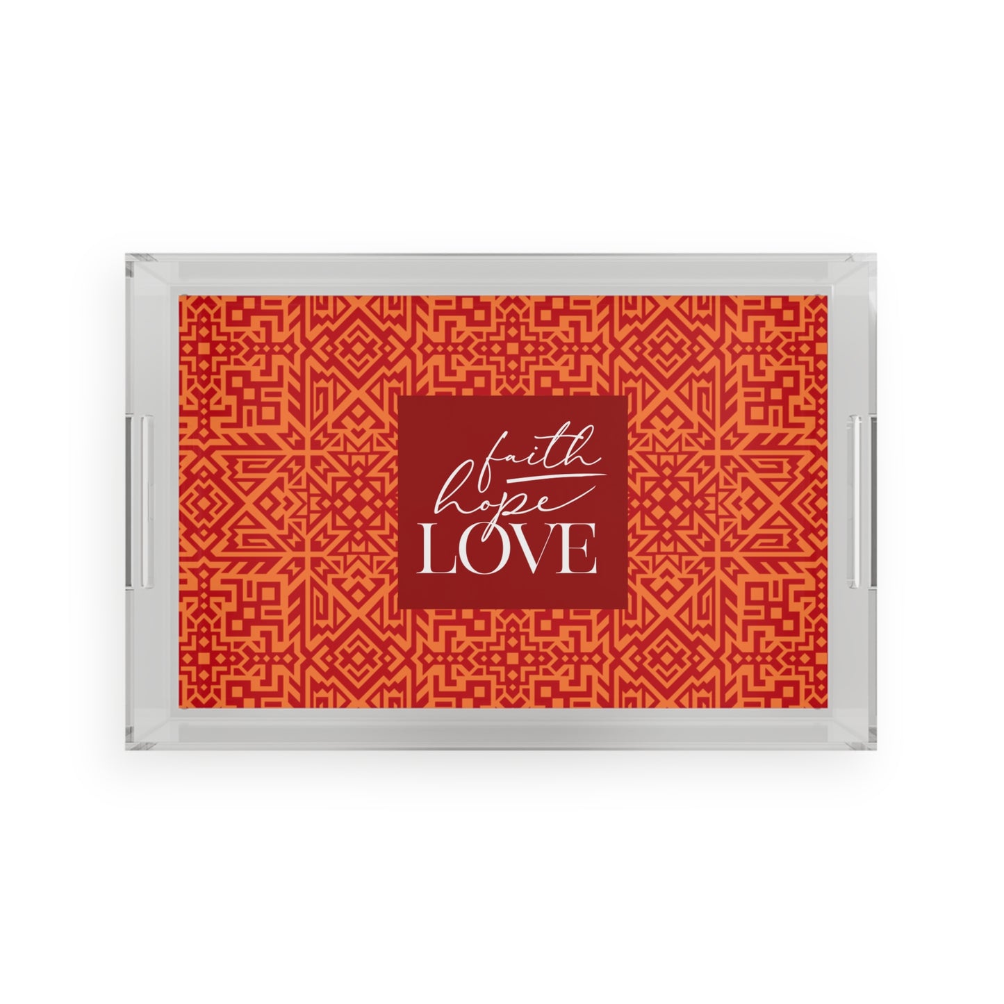 Kaya "Faith, Hope, Love" Serving Tray