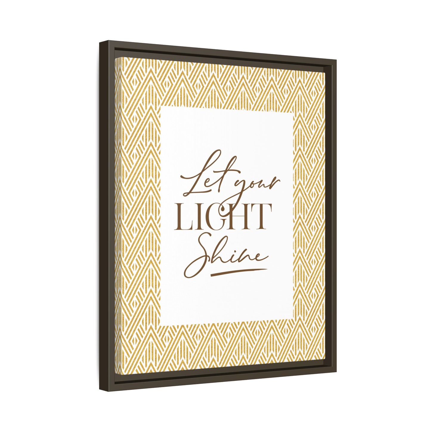 Ashanti Let Your Light Shine Framed Canvas Art