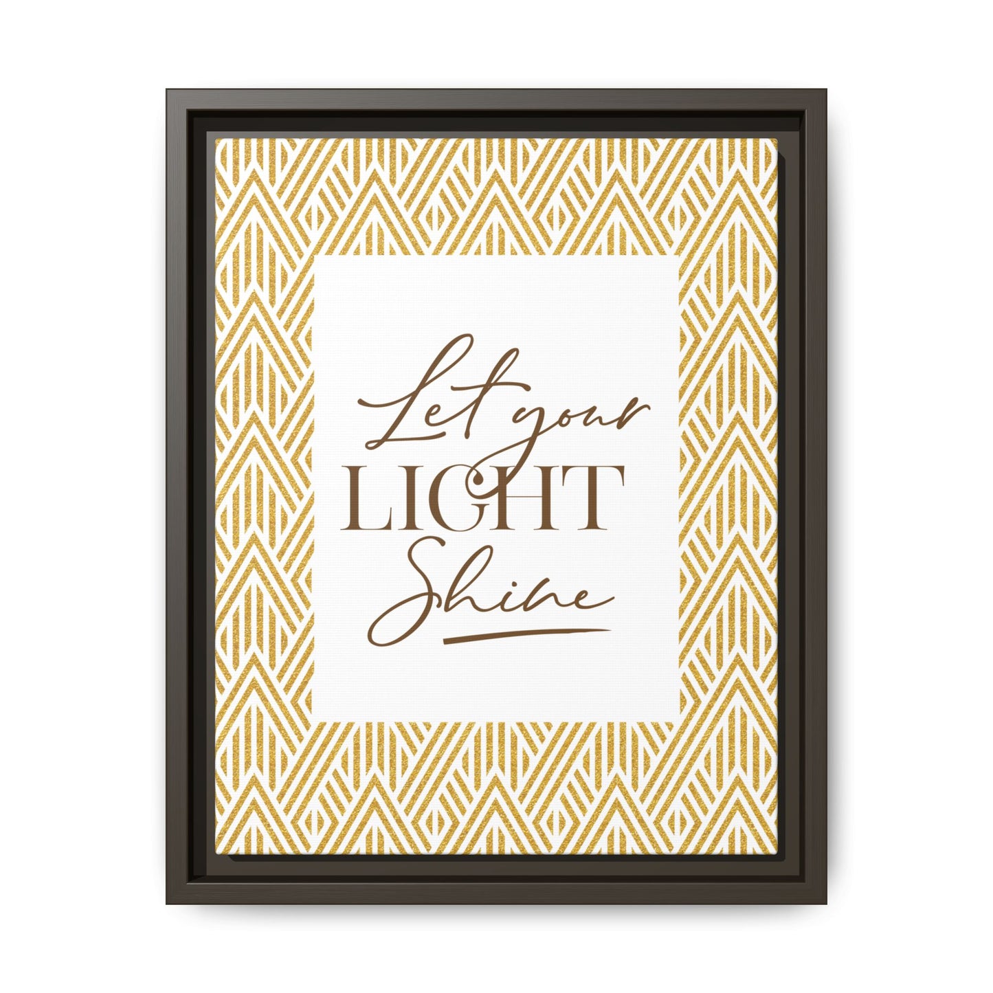 Ashanti Let Your Light Shine Framed Canvas Art