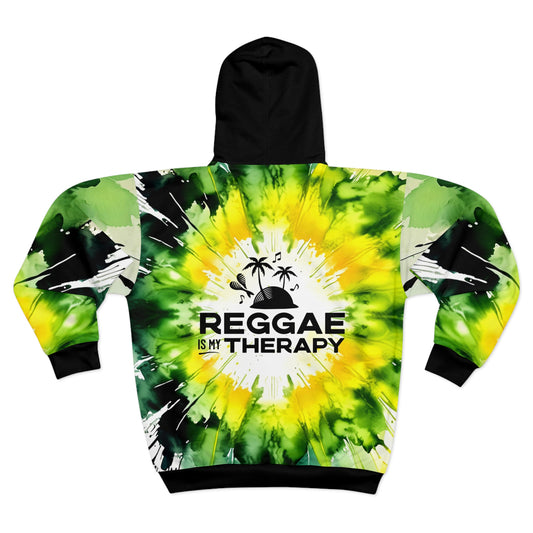 Reggae is My Therapy Tie Dye Hoodie