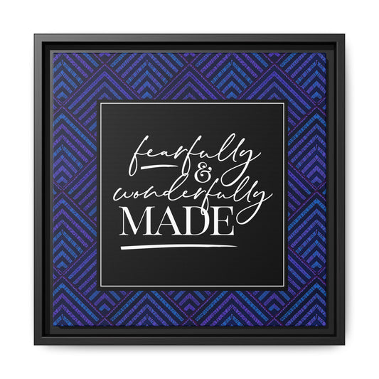 Fearfully Made Framed Canvas Art