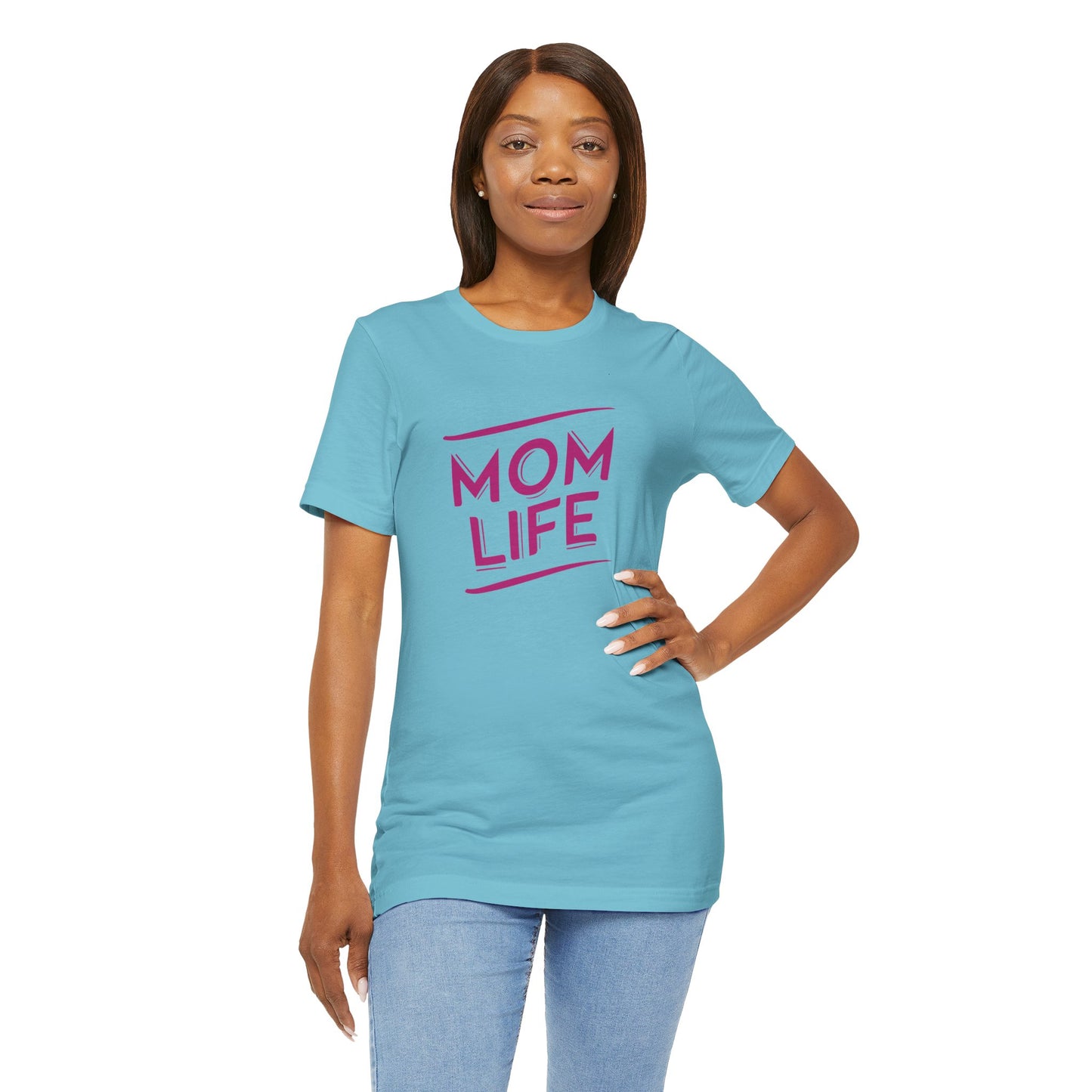 Mom Life Text Only Tee