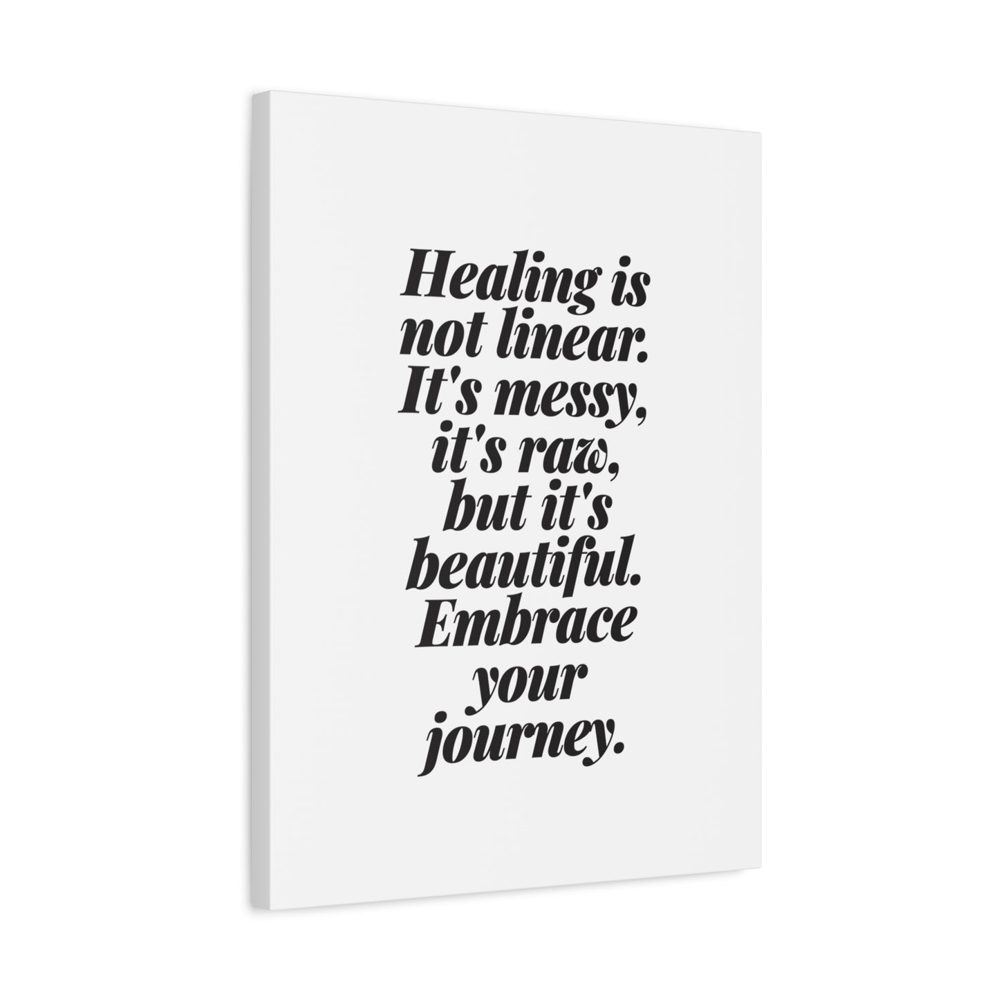 A Beautiful Mess Canvas Wall Art (text)