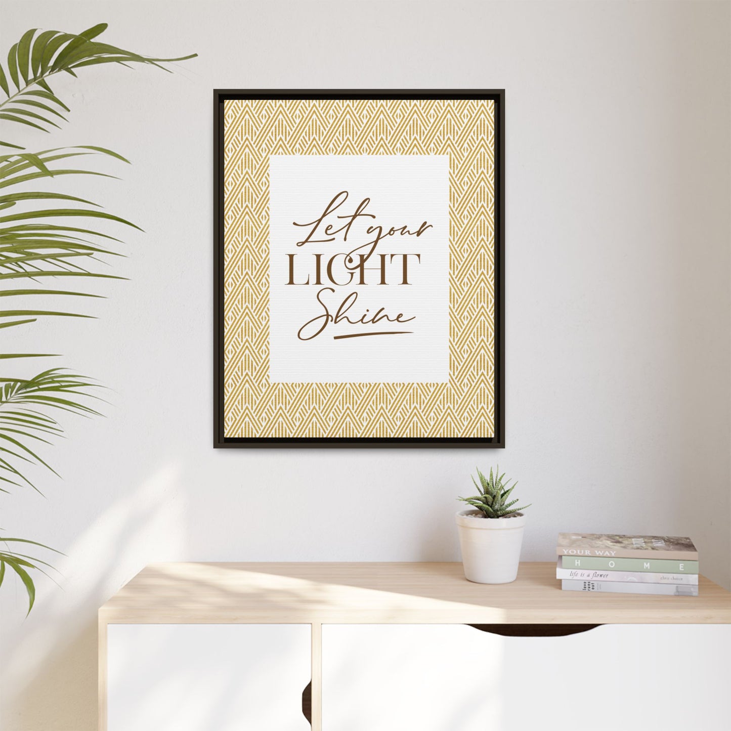 Ashanti Let Your Light Shine Framed Canvas Art