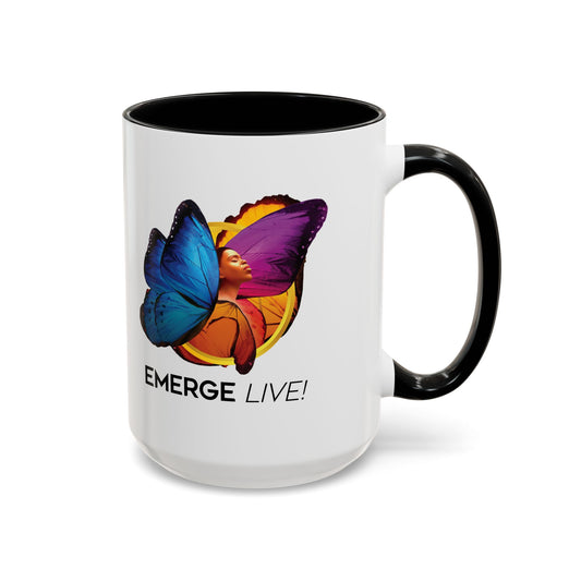 EMERGE Live! Signature Accent Coffee Mug, 15oz