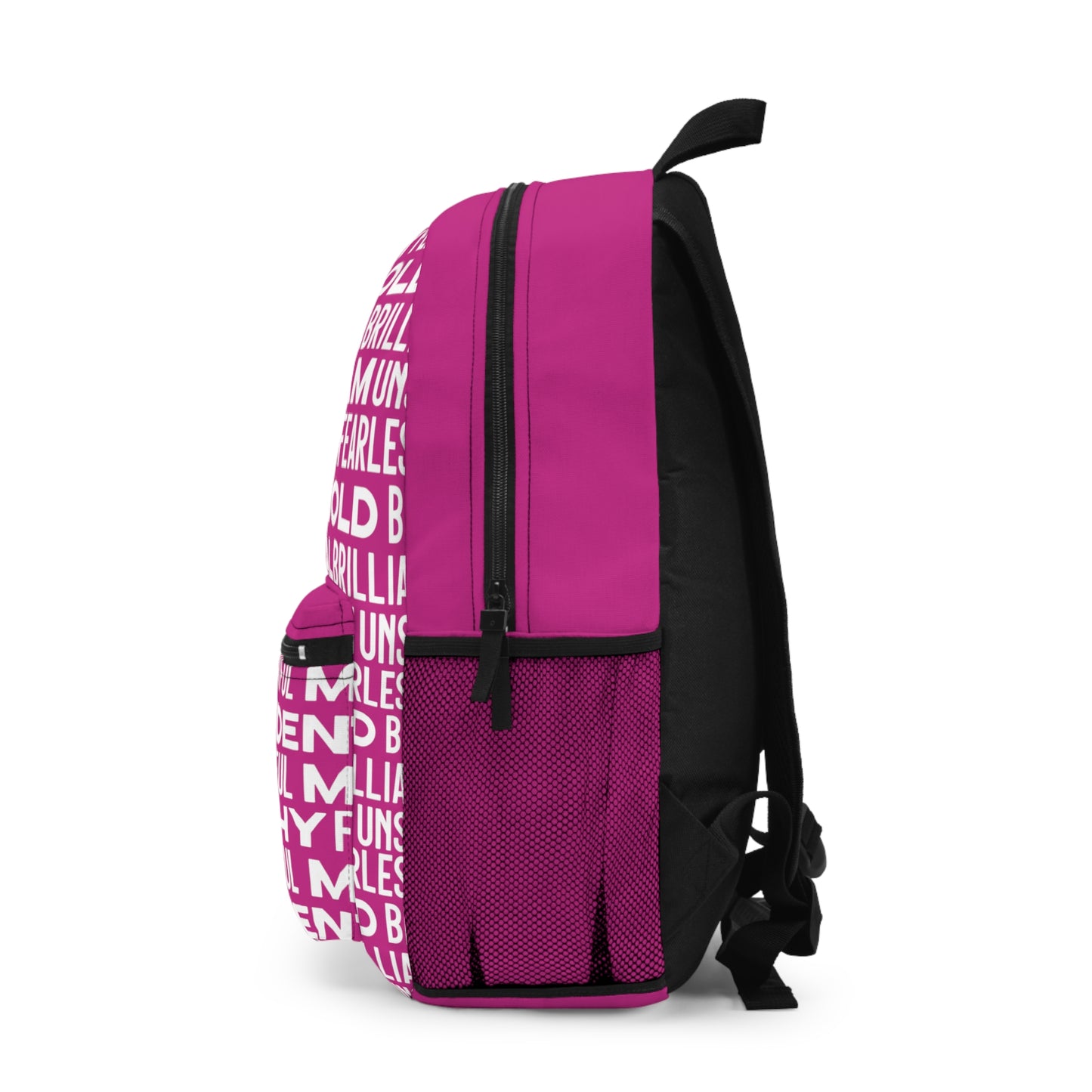 Bold Affirmations Backpack (fuschia)