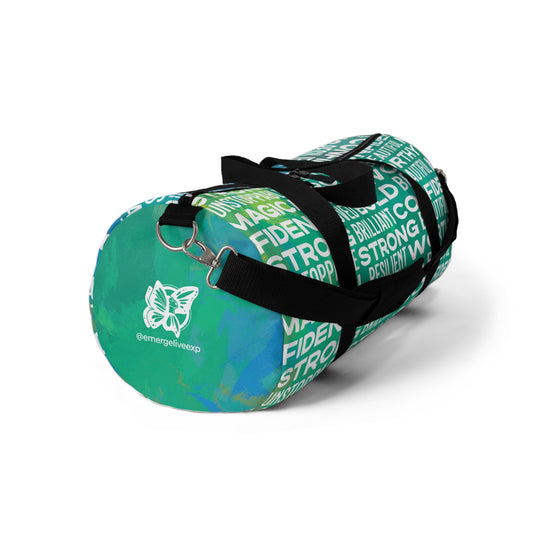 Bold Affirmations Duffel Bag (Caribbean Waters)