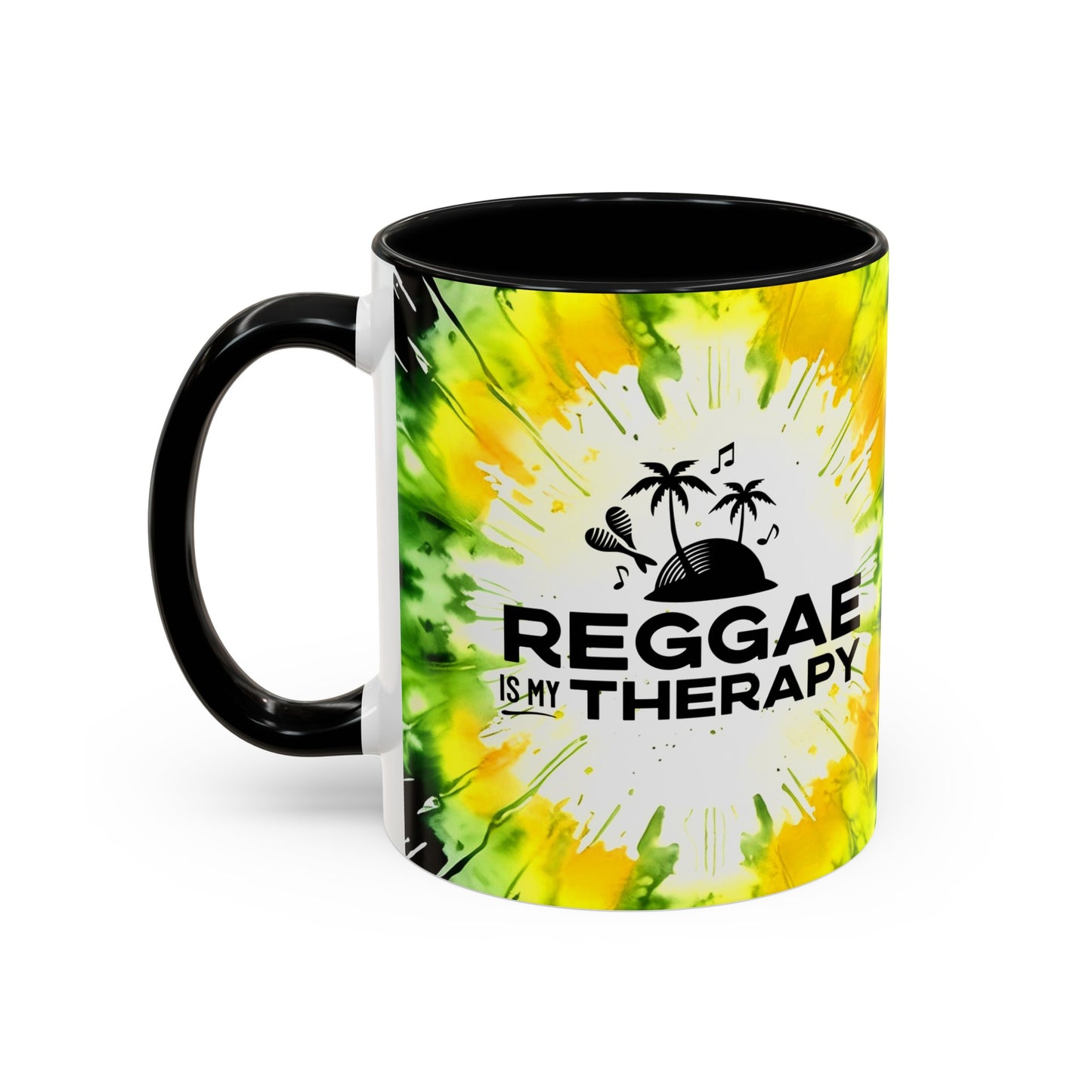 Reggae is My Therapy Accent Mug, 11oz