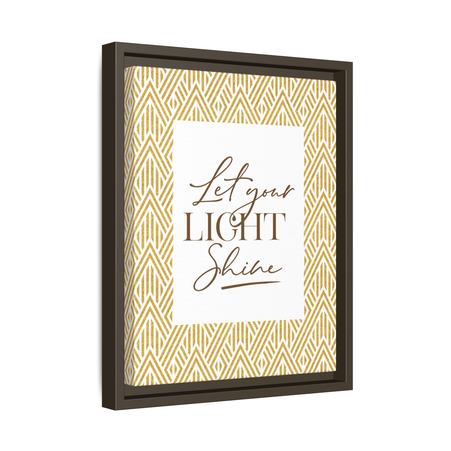 Ashanti Let Your Light Shine Framed Canvas Art