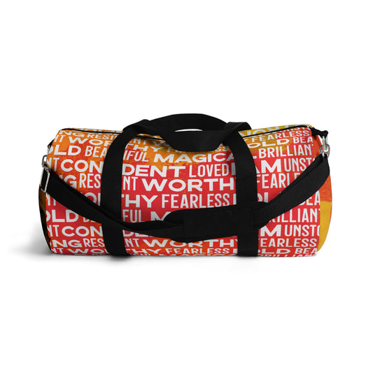 Bold Affirmations Duffel Bag (Sunrise)