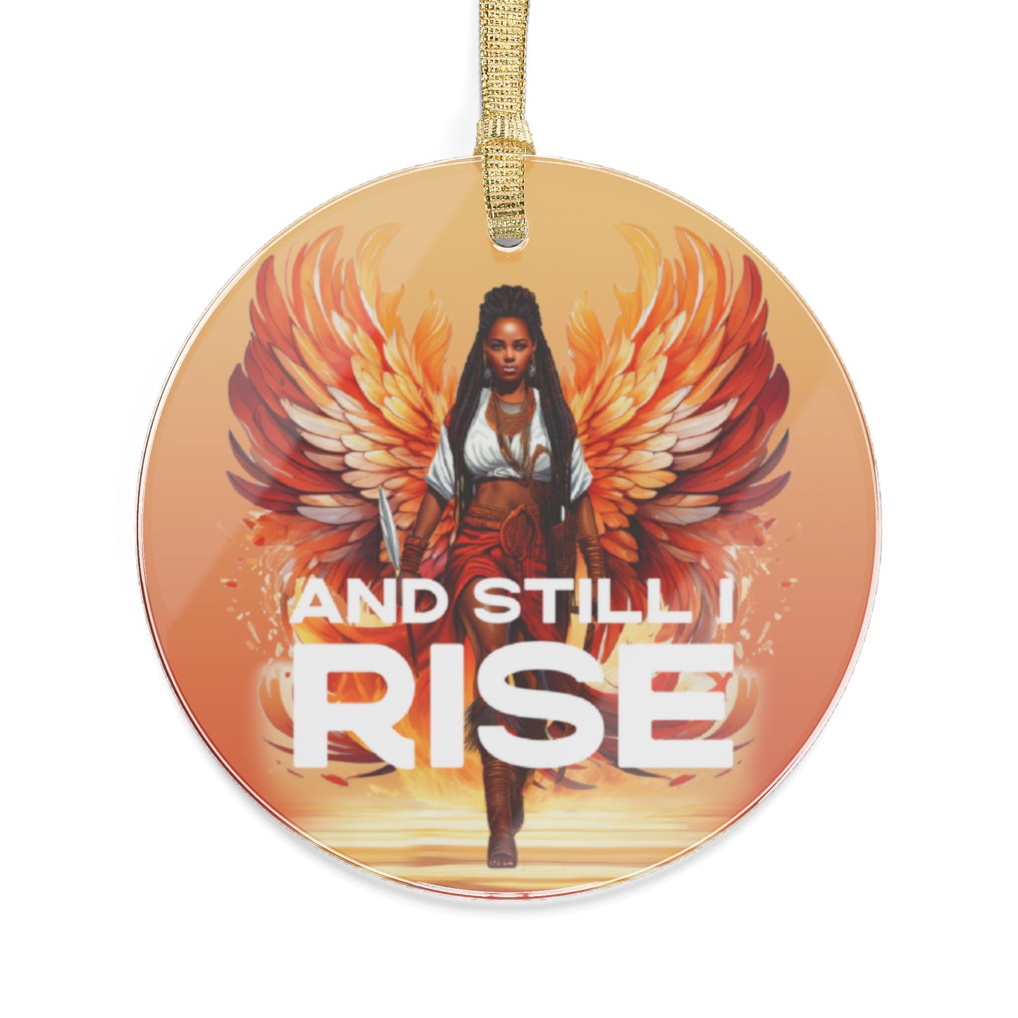 "And Still I Rise" Phoenix Ornament