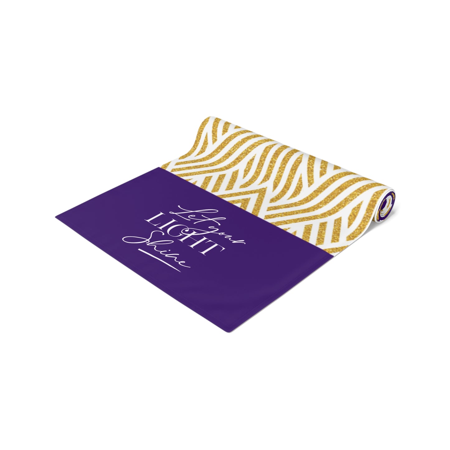 Ashanti "Let Your Light Shine" Tablerunner (purple)