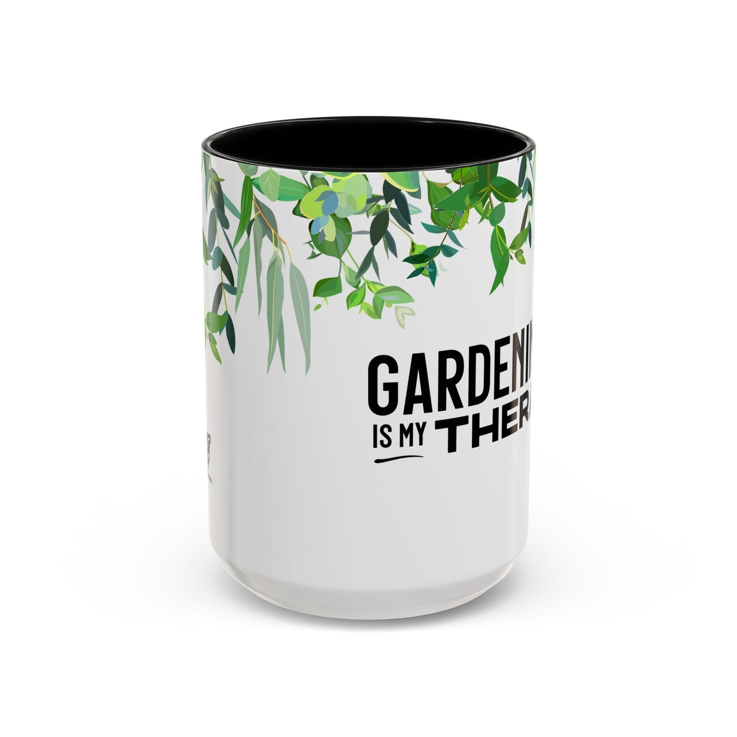 Gardening is My Therapy Accent Mug