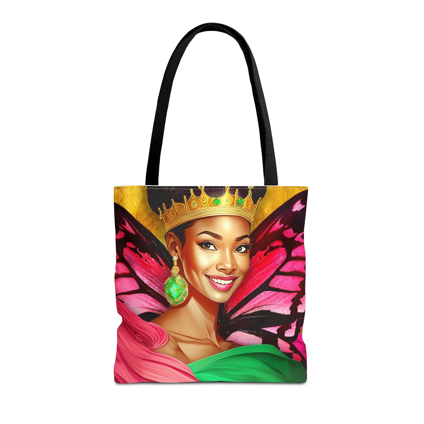 Black Butterfly AKA-Inspired Queen Tote Bag