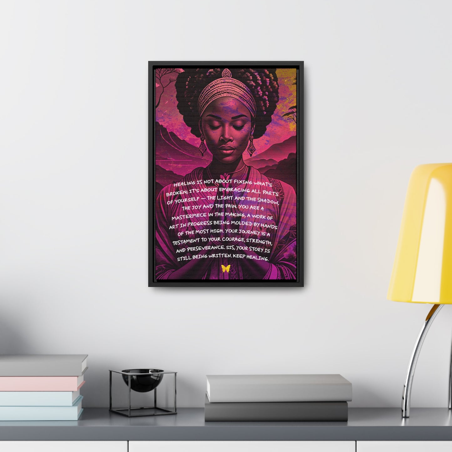 Embracing All of Me Gallery Framed Canvas Art