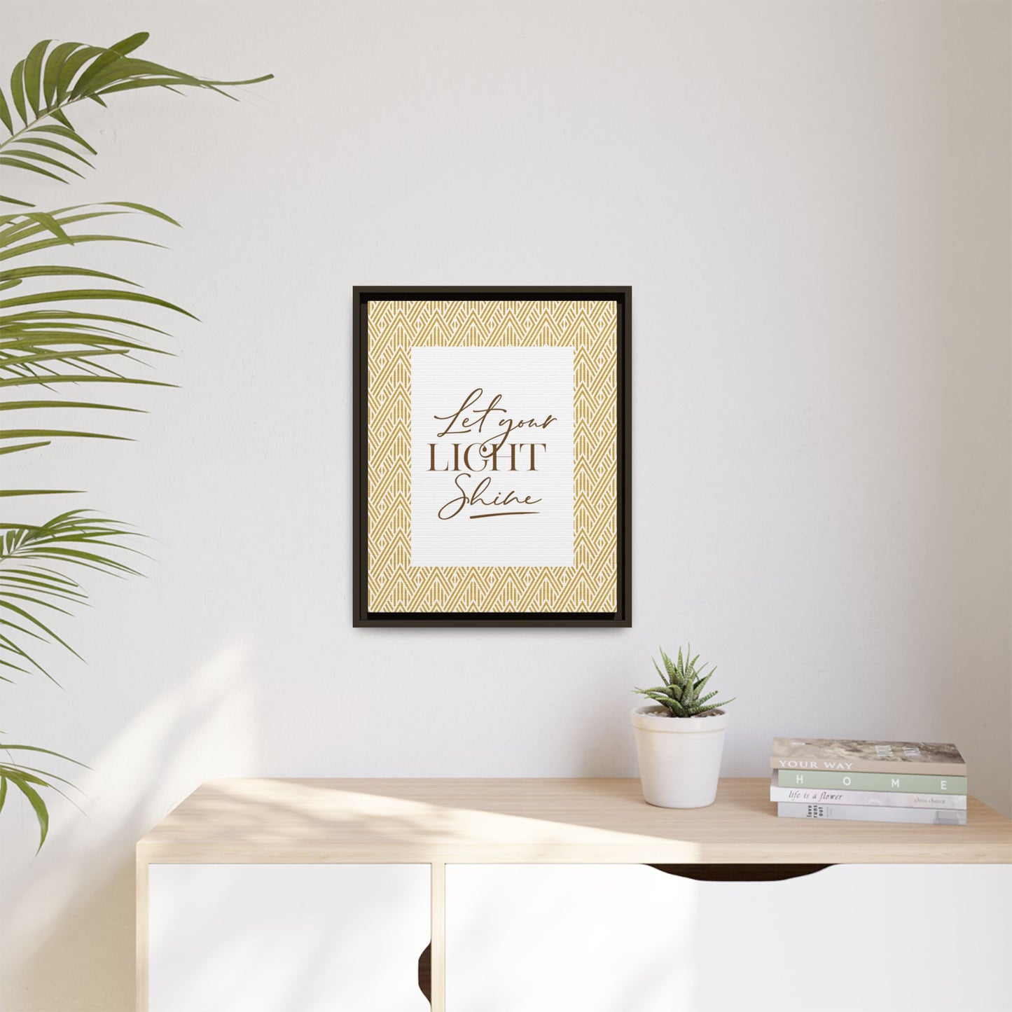 Ashanti Let Your Light Shine Framed Canvas Art