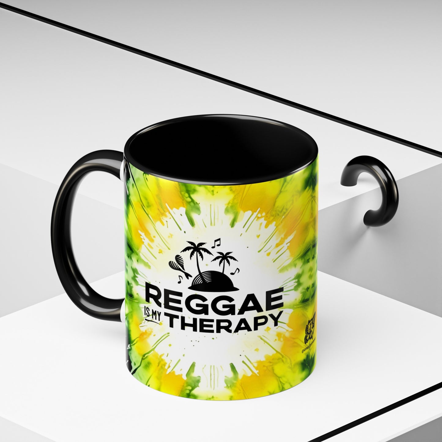 Reggae is My Therapy Accent Mug, 11oz