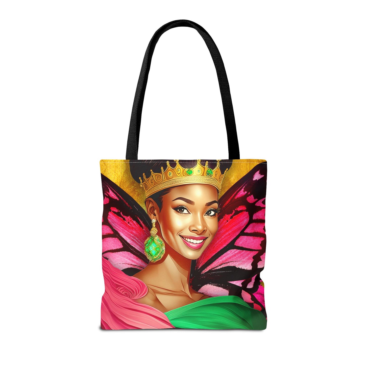 Black Butterfly AKA-Inspired Queen Tote Bag