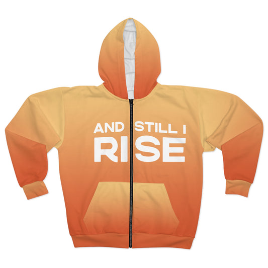 "And Still I Rise" Zippered Hoodie