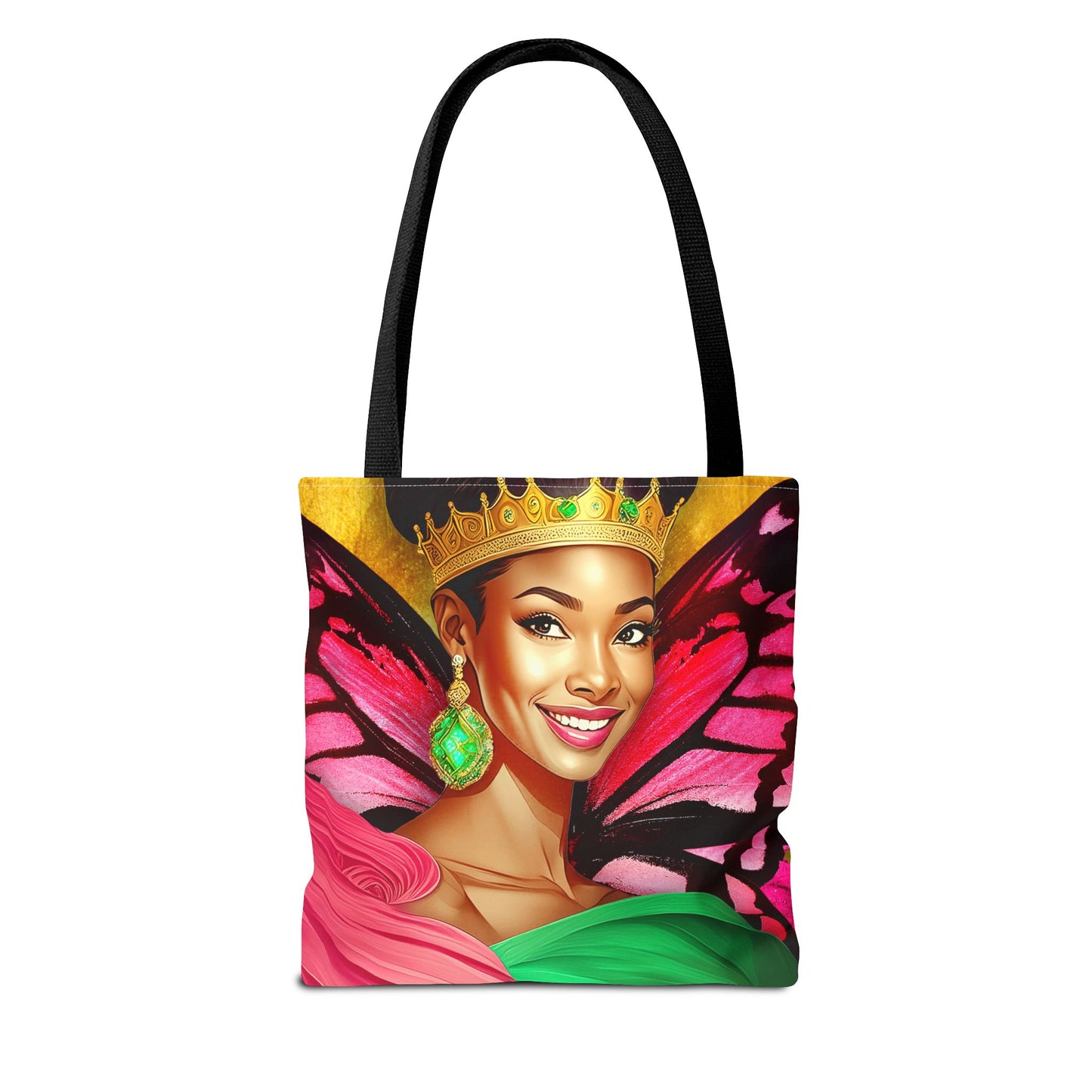 Black Butterfly AKA-Inspired Queen Tote Bag