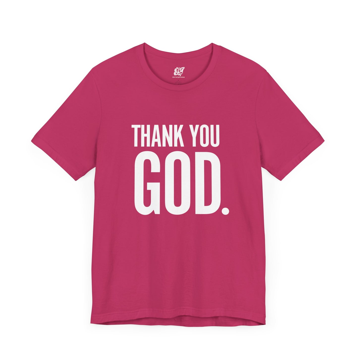 Thank You God Inspirational Comfort Tee