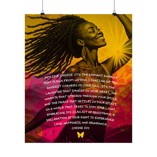 Joy is a Choice Poster