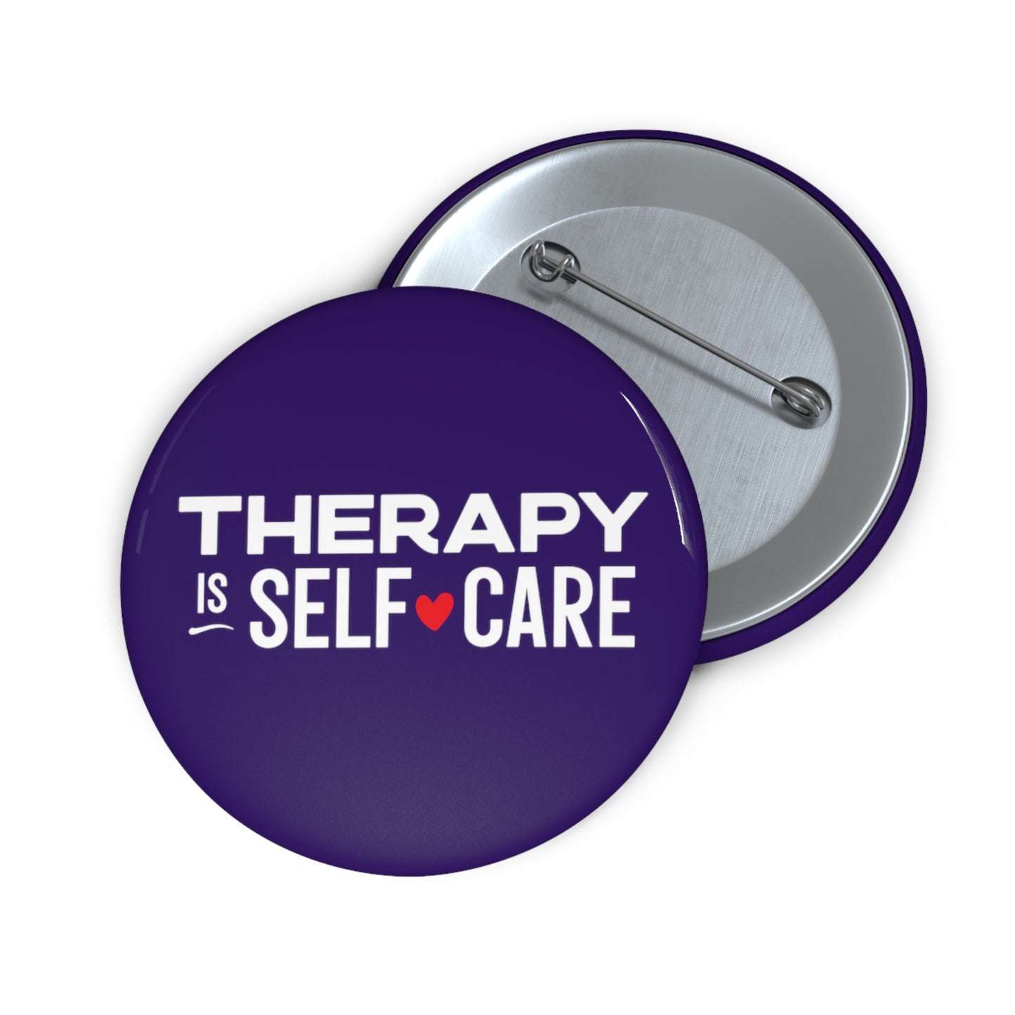 Therapy is Self Care Custom Button