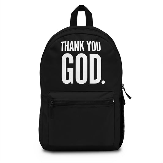 Thank You God Inspirational Backpack