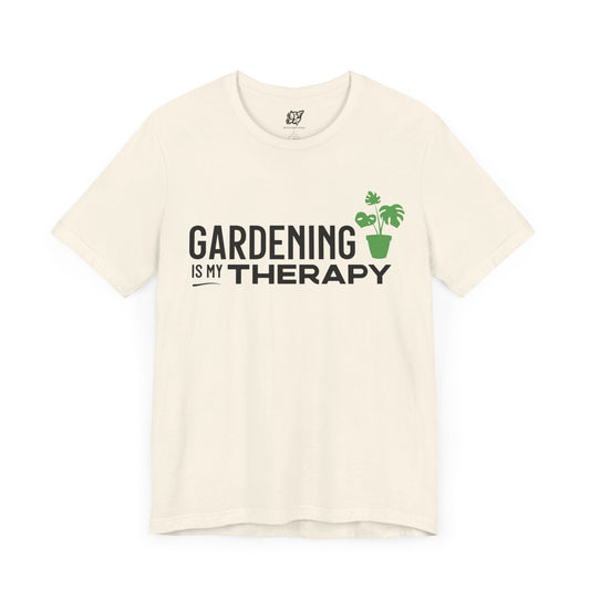 Gardening is My Therapy Tee (light)