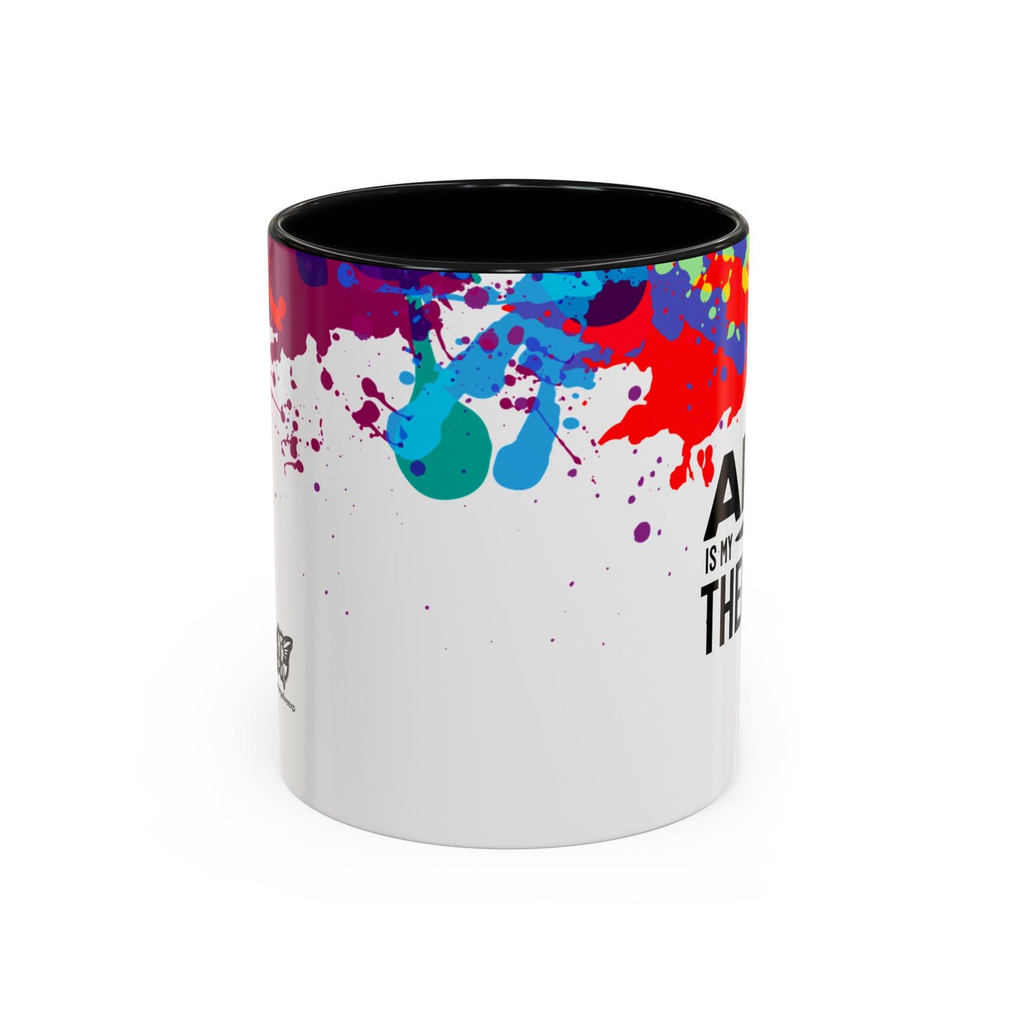 Art is My Therapy Accent Mug