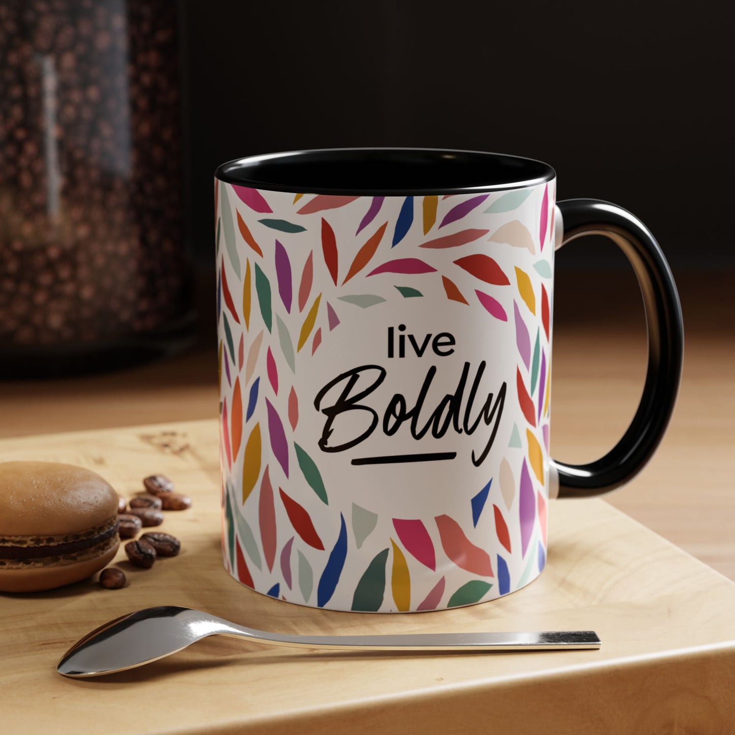 Live Boldly Viva Accent Mug