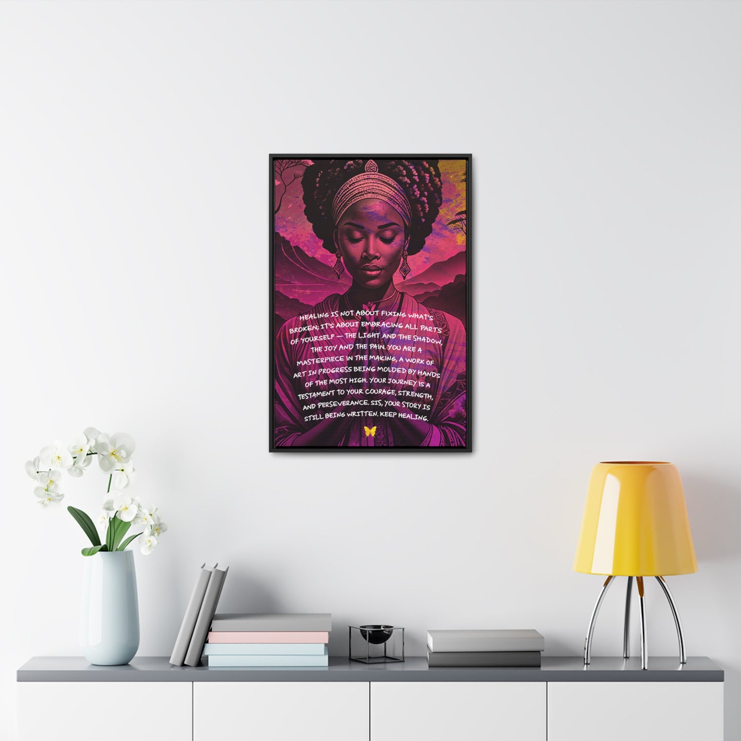 Embracing All of Me Gallery Framed Canvas Art