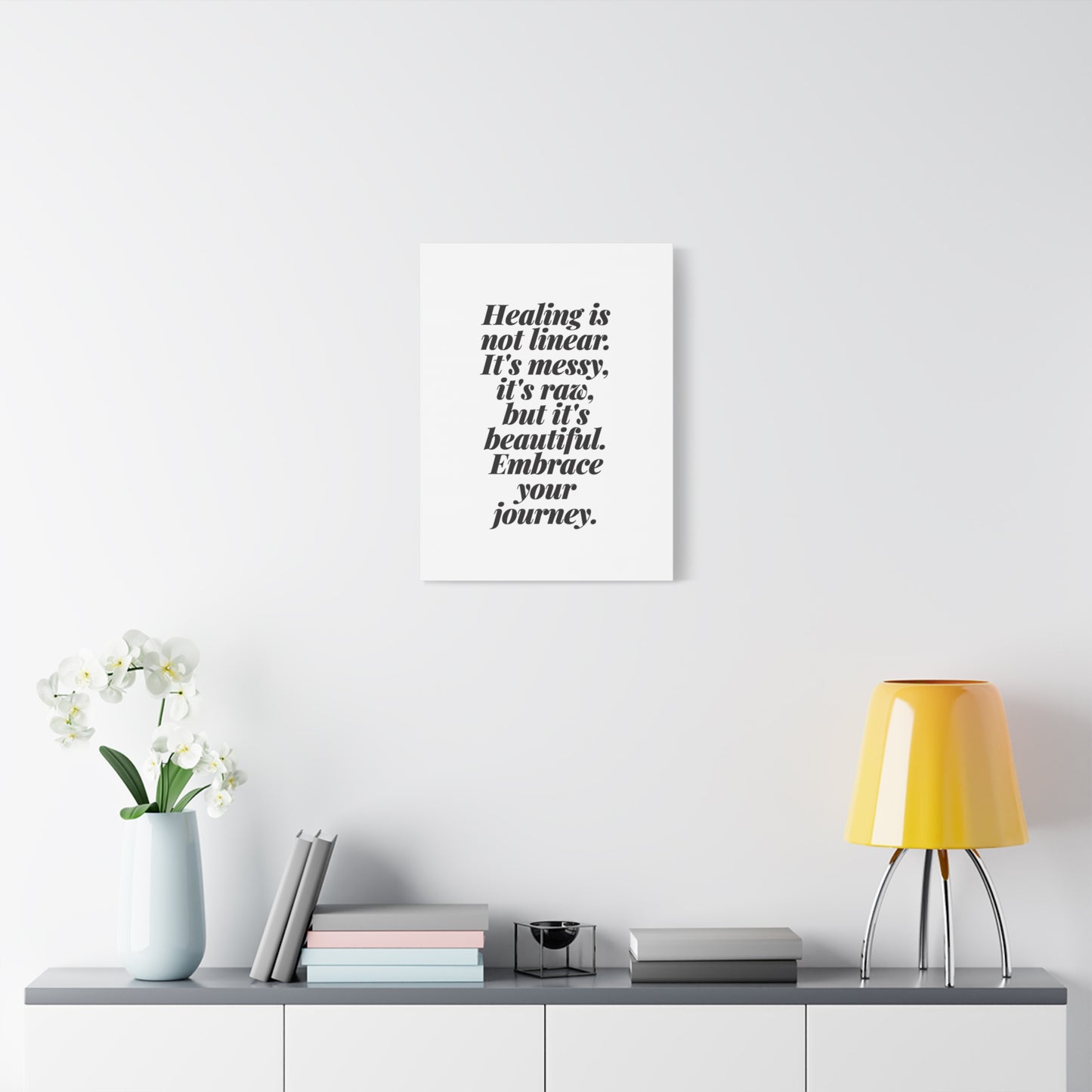 A Beautiful Mess Canvas Wall Art (text)