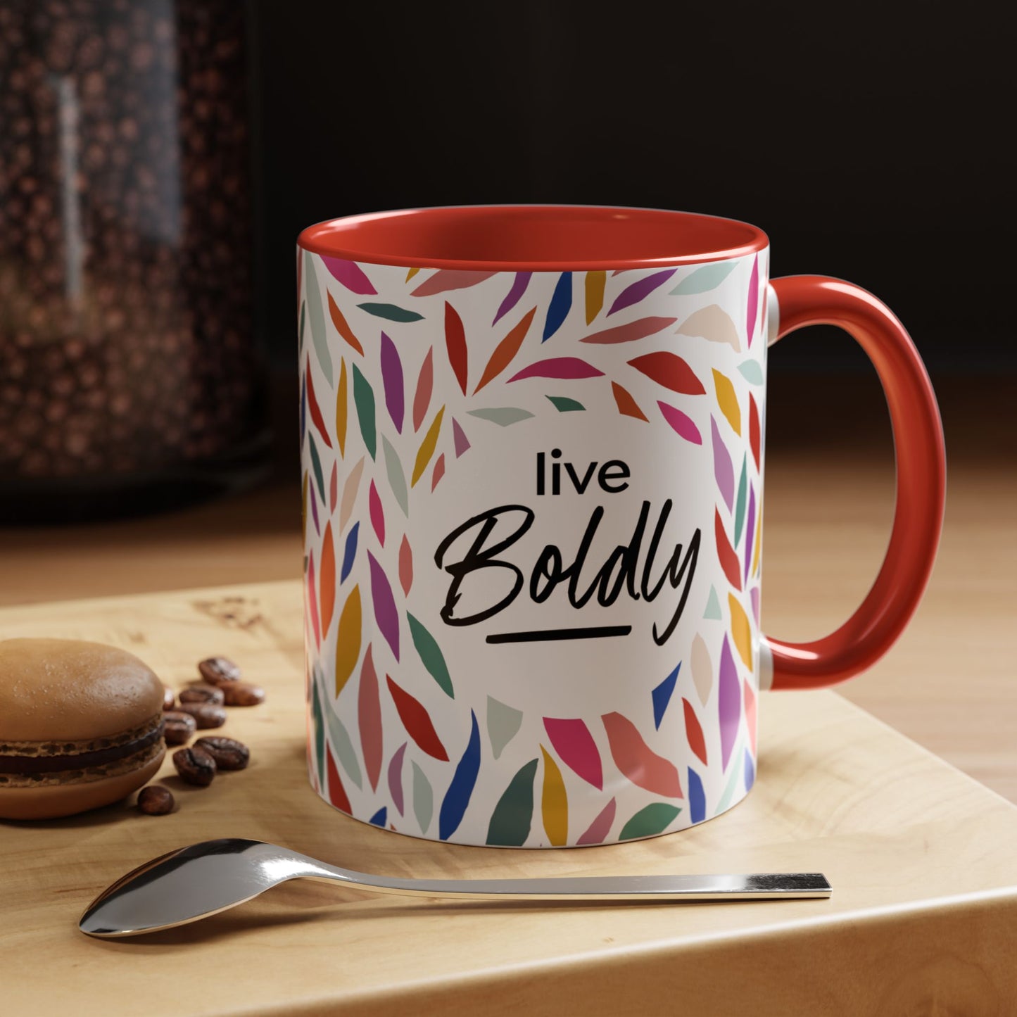 Live Boldly Viva Accent Mug