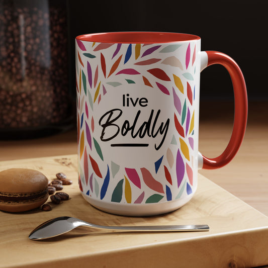 Live Boldly Viva Accent Mug