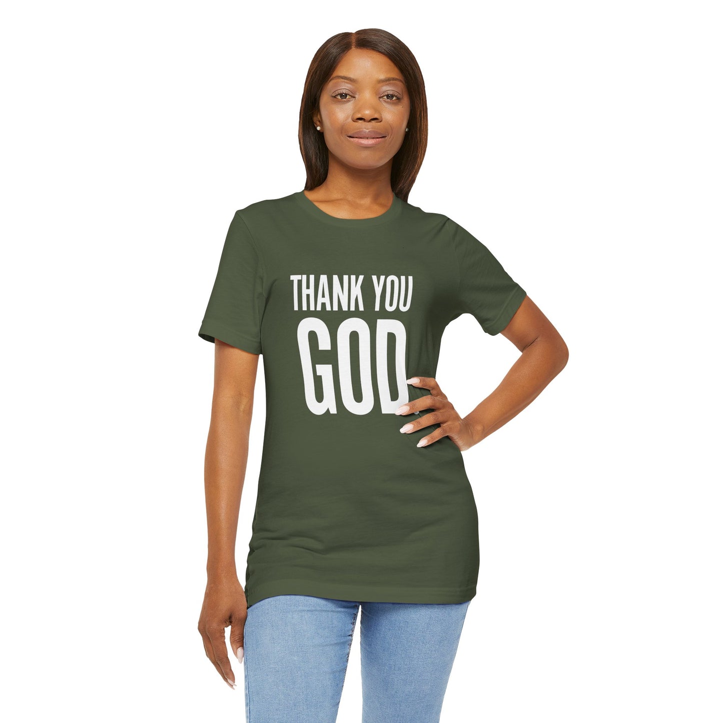 Thank You God Inspirational Comfort Tee