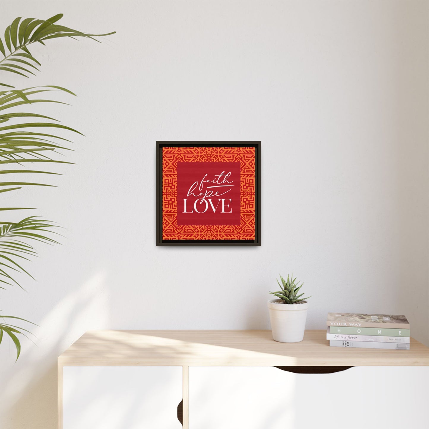 Kaya Faith, Hope, Love Framed Canvas Art