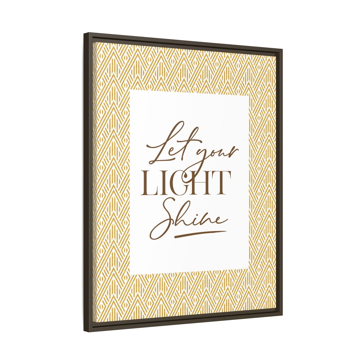 Ashanti Let Your Light Shine Framed Canvas Art