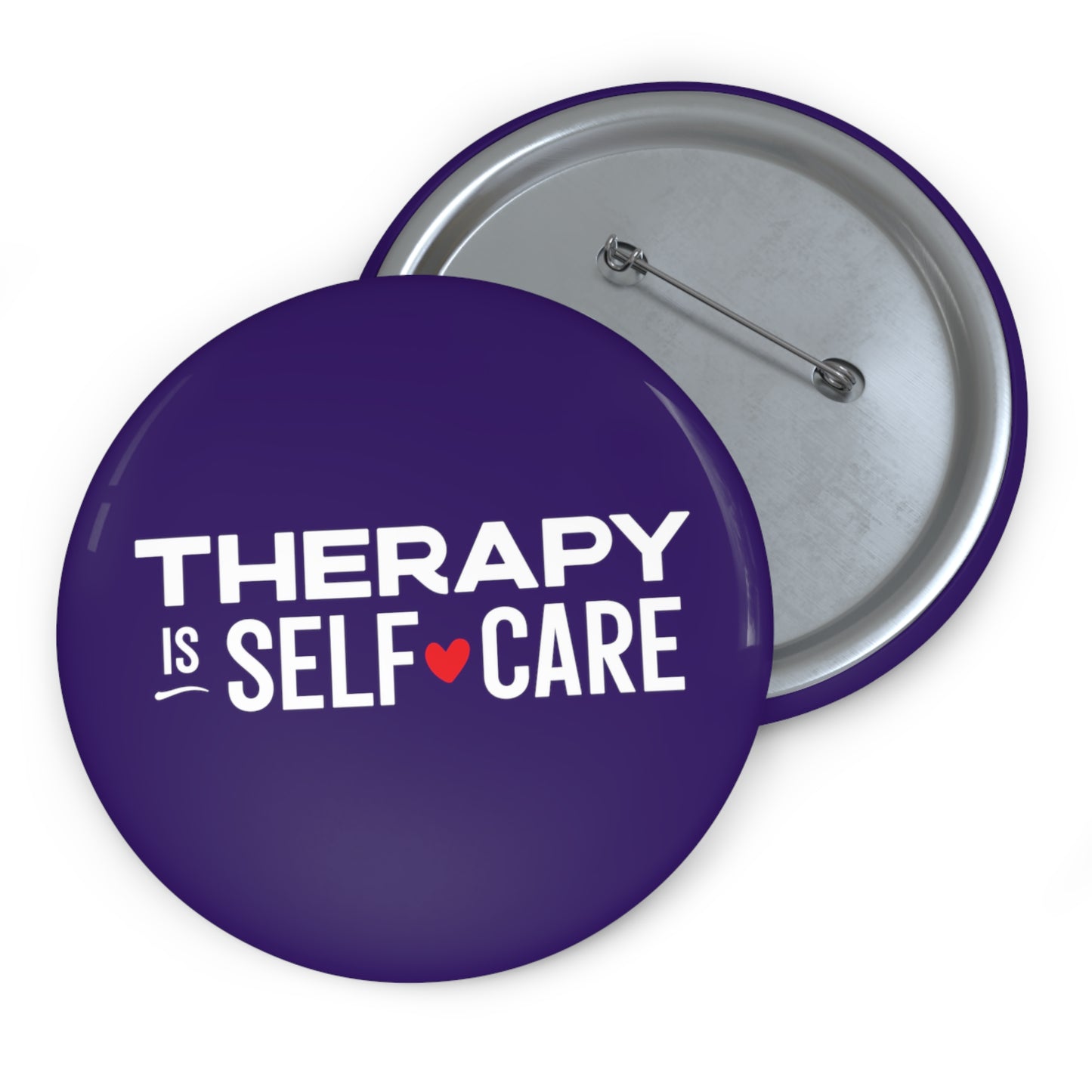 Therapy is Self Care Custom Button