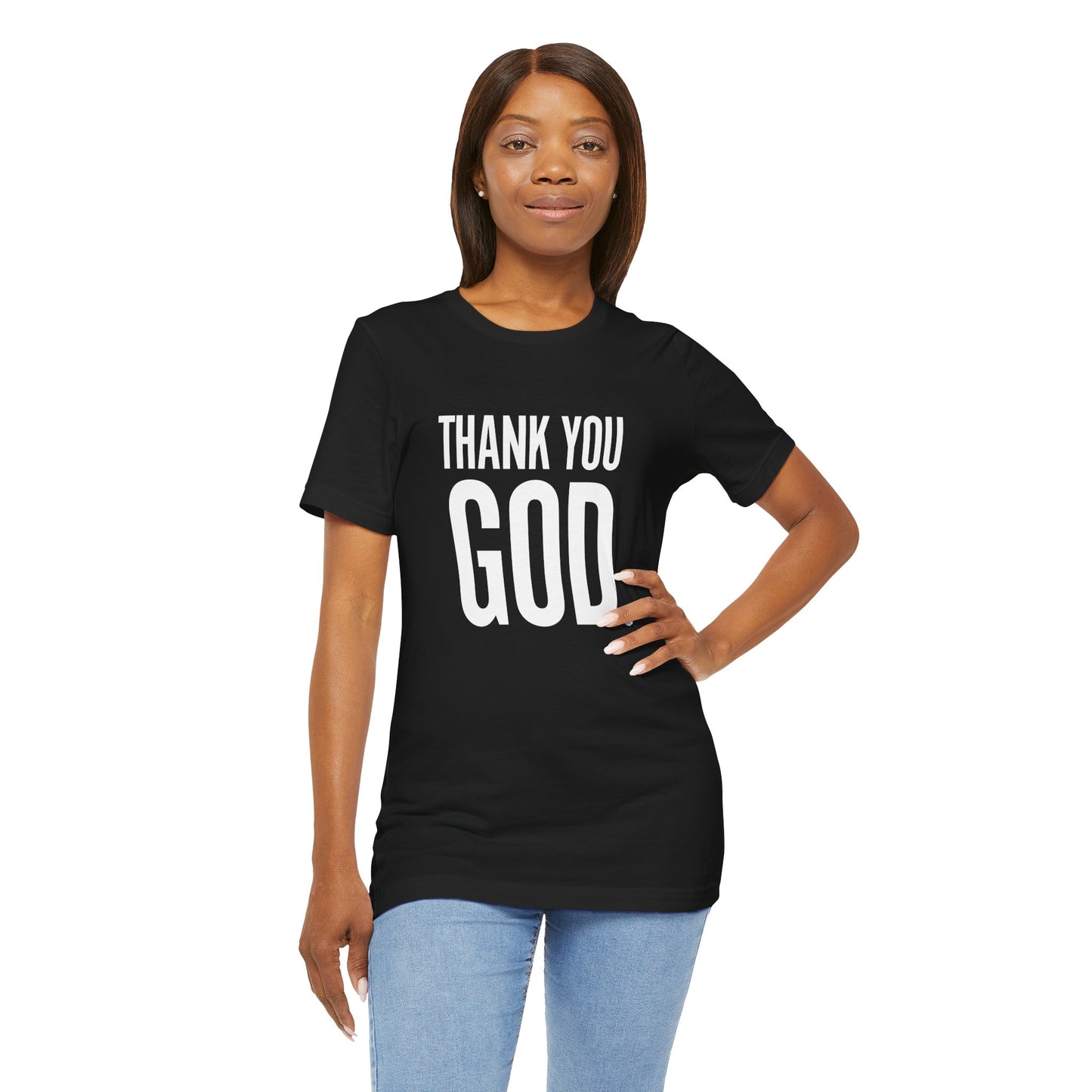 Thank You God Inspirational Comfort Tee