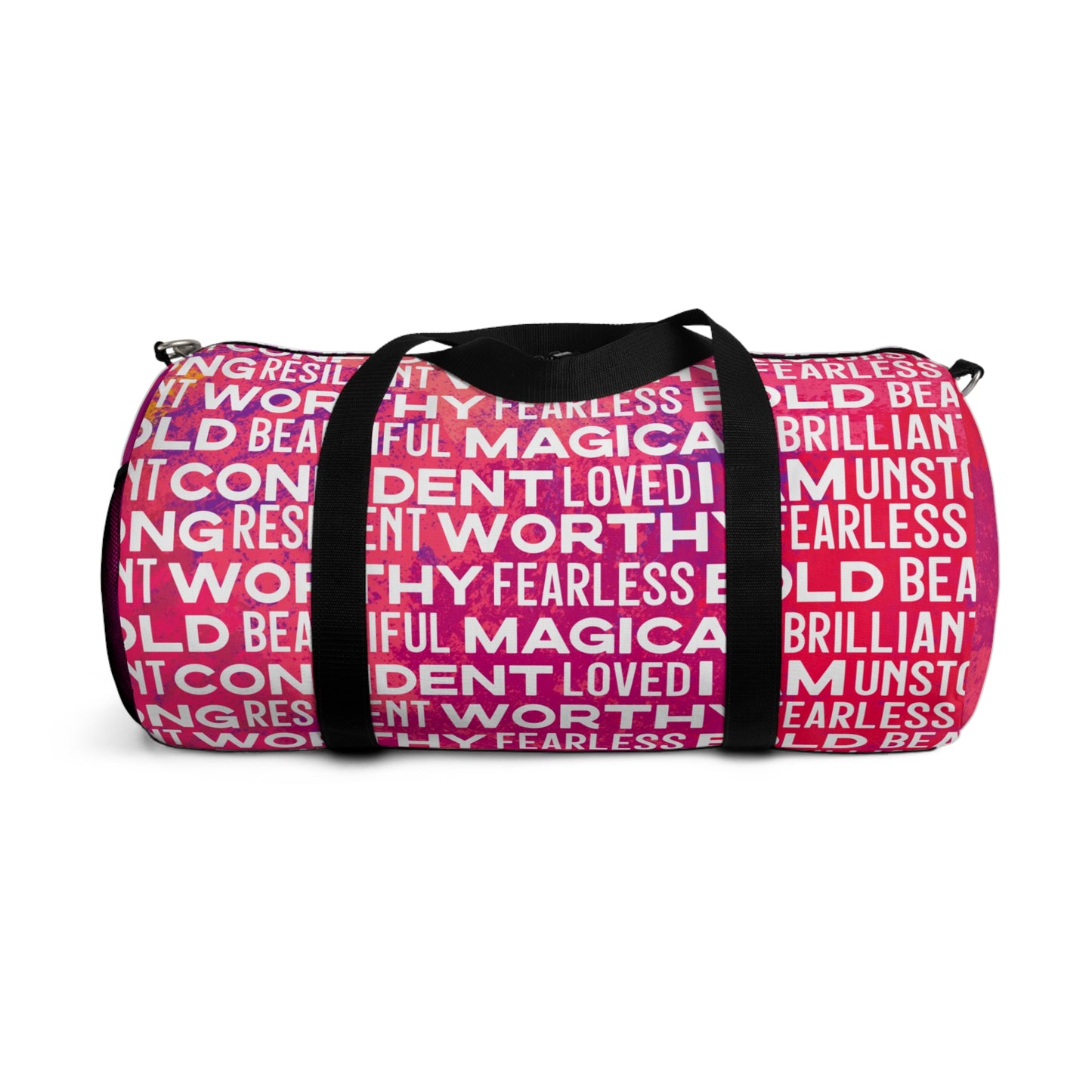 Bold Affirmations Duffel Bag (Berry)